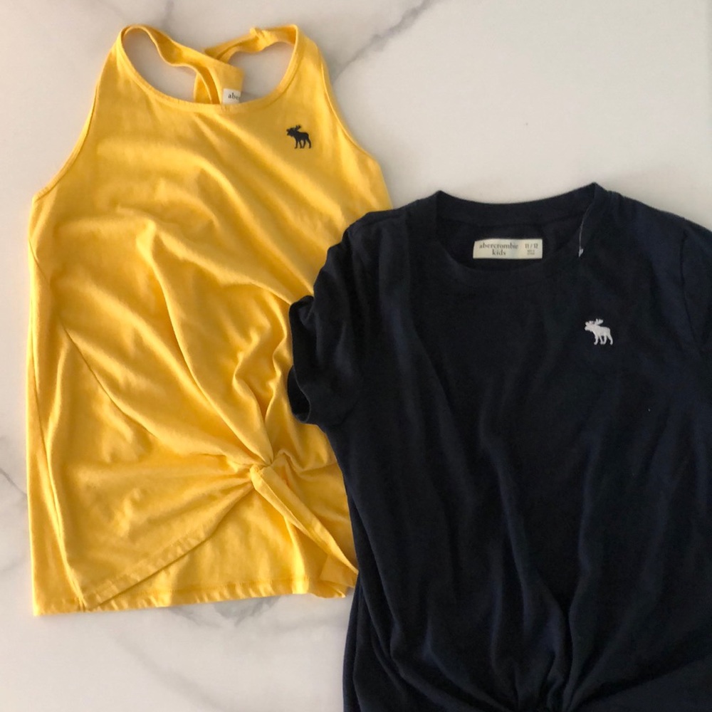 Two ambercrombie shirts t-shirt/tank top!